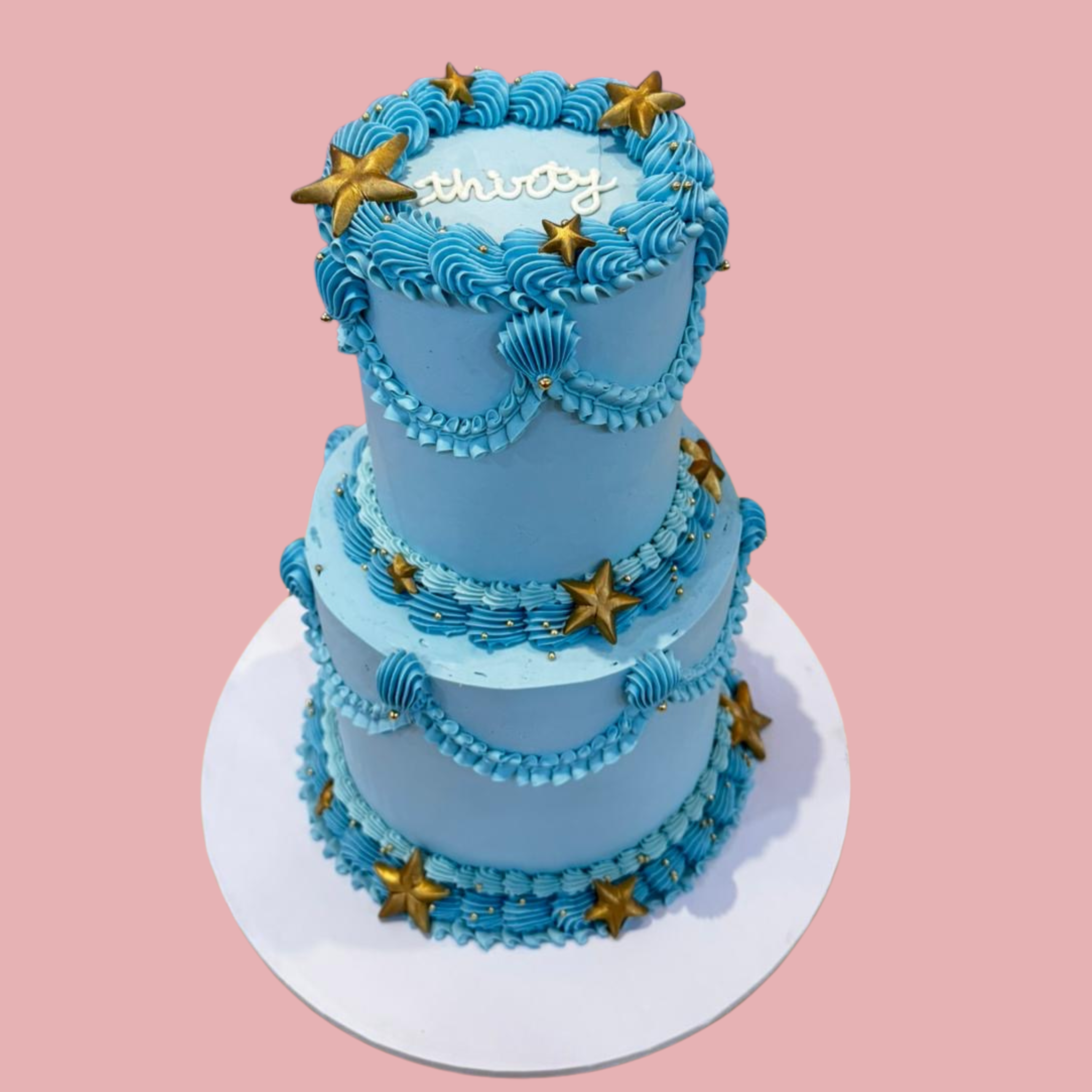 2 Tier Vintage Cake