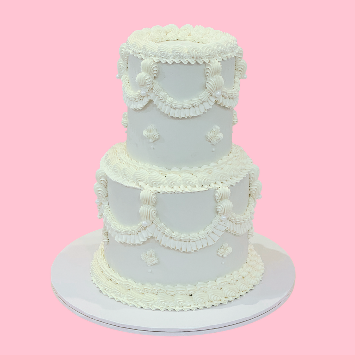 2 Tier Vintage Cake