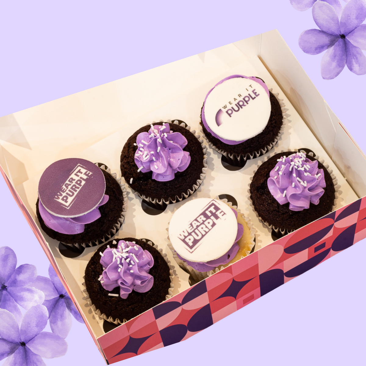 Purple Day Cupcakes