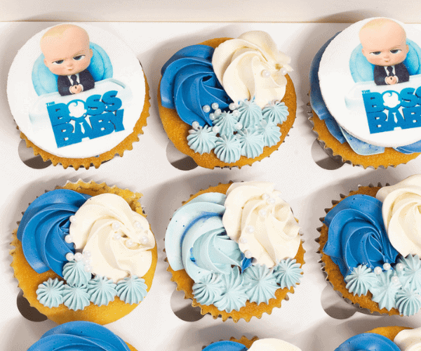 Boss Baby Cupcakes