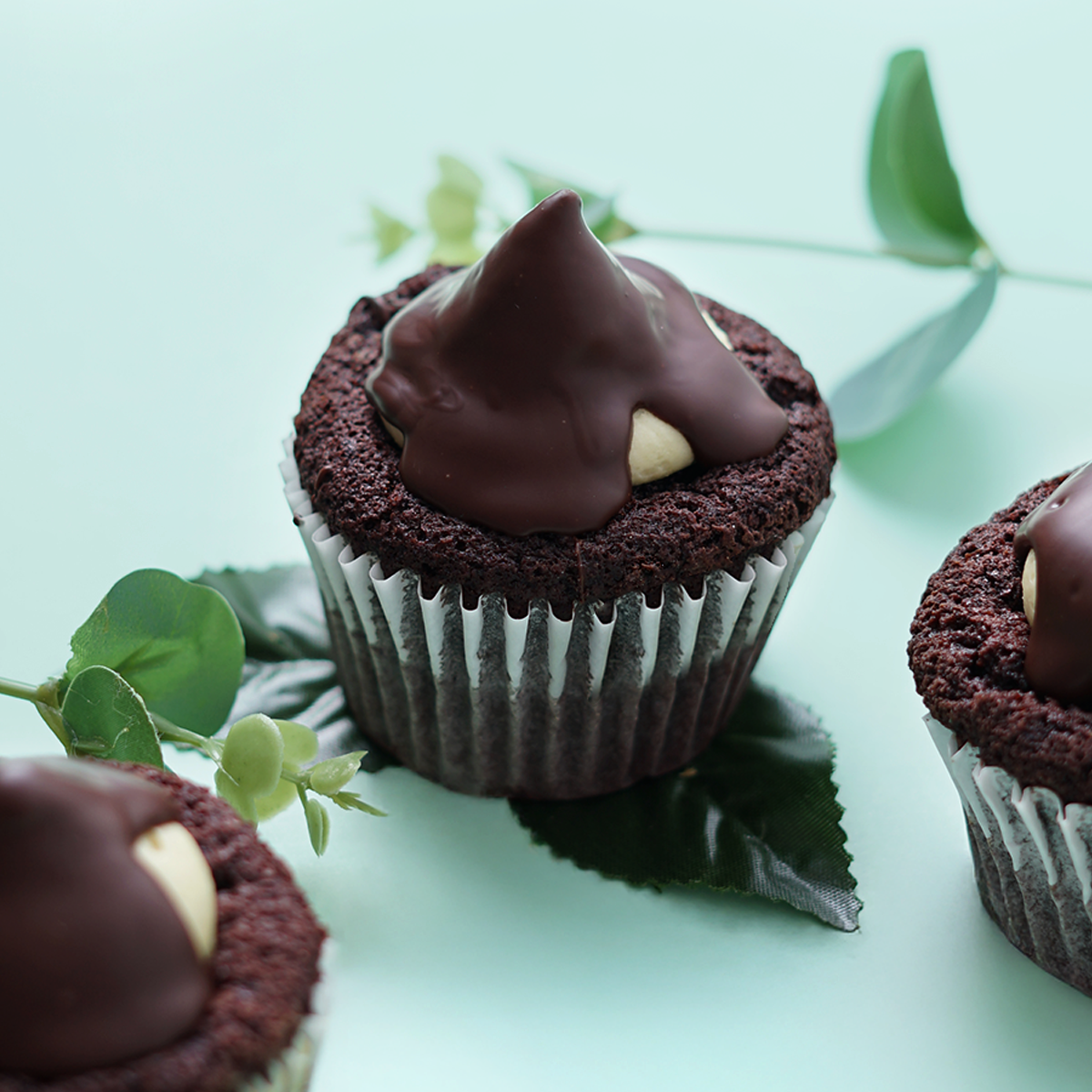 Dubai chocolate cupcake