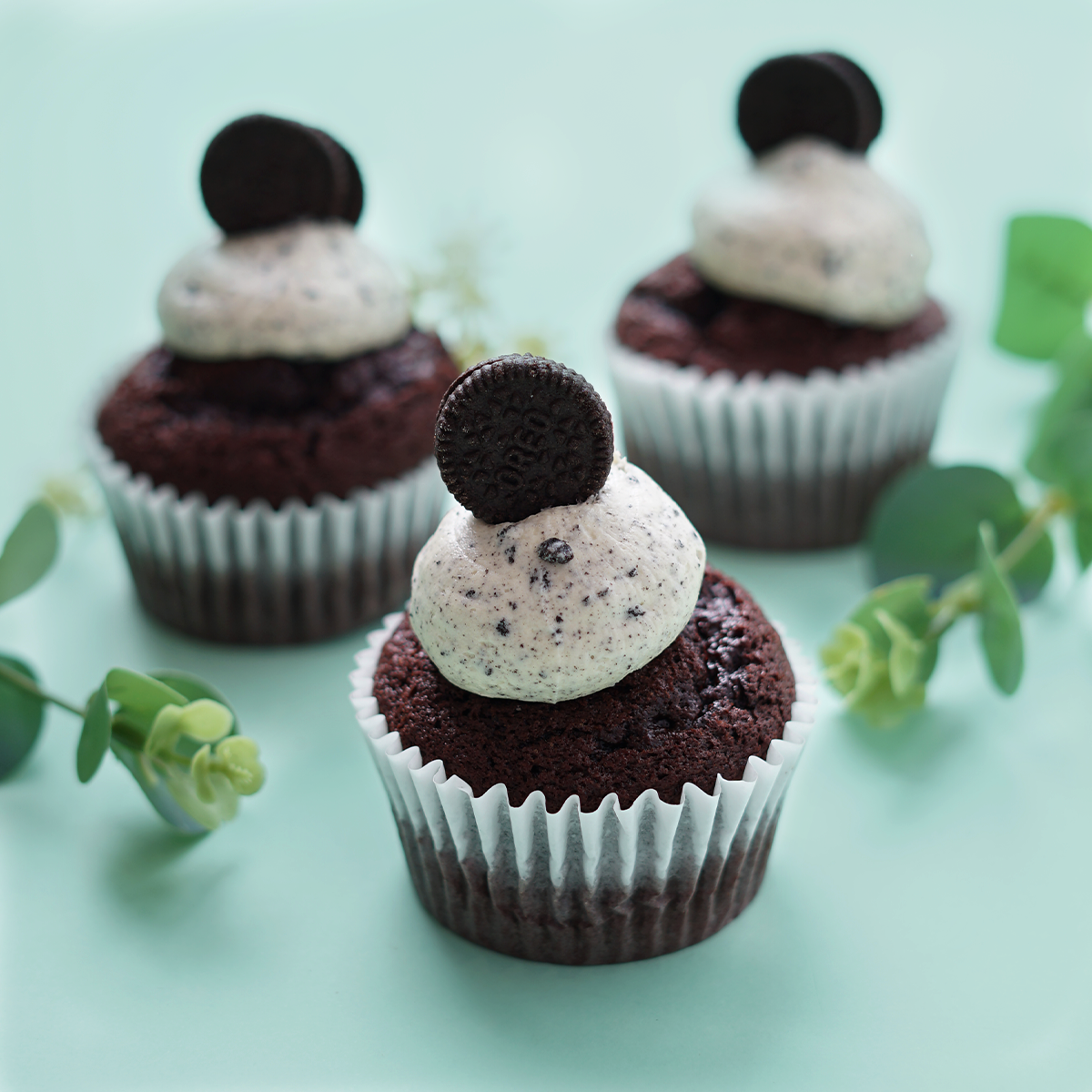 Cookies and Cream Cupcake.