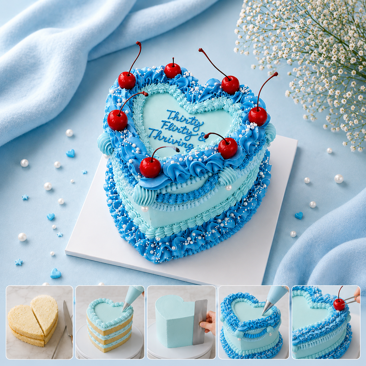 Vintage Heart cake class
