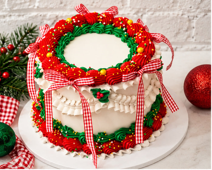 Christmas Vintage Cake