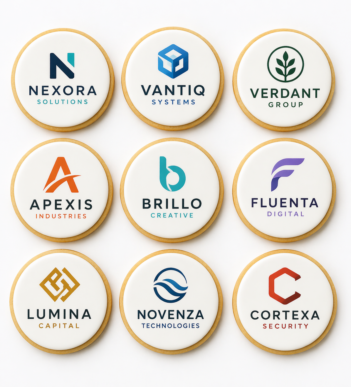 Custom Logo Cookies