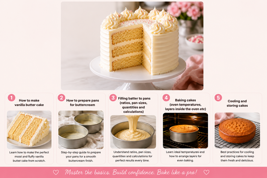 Cake Baking Basics – Online Cake Baking Course for Beginners