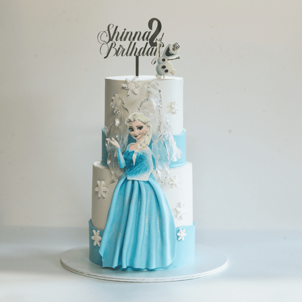 Frozen theme cake