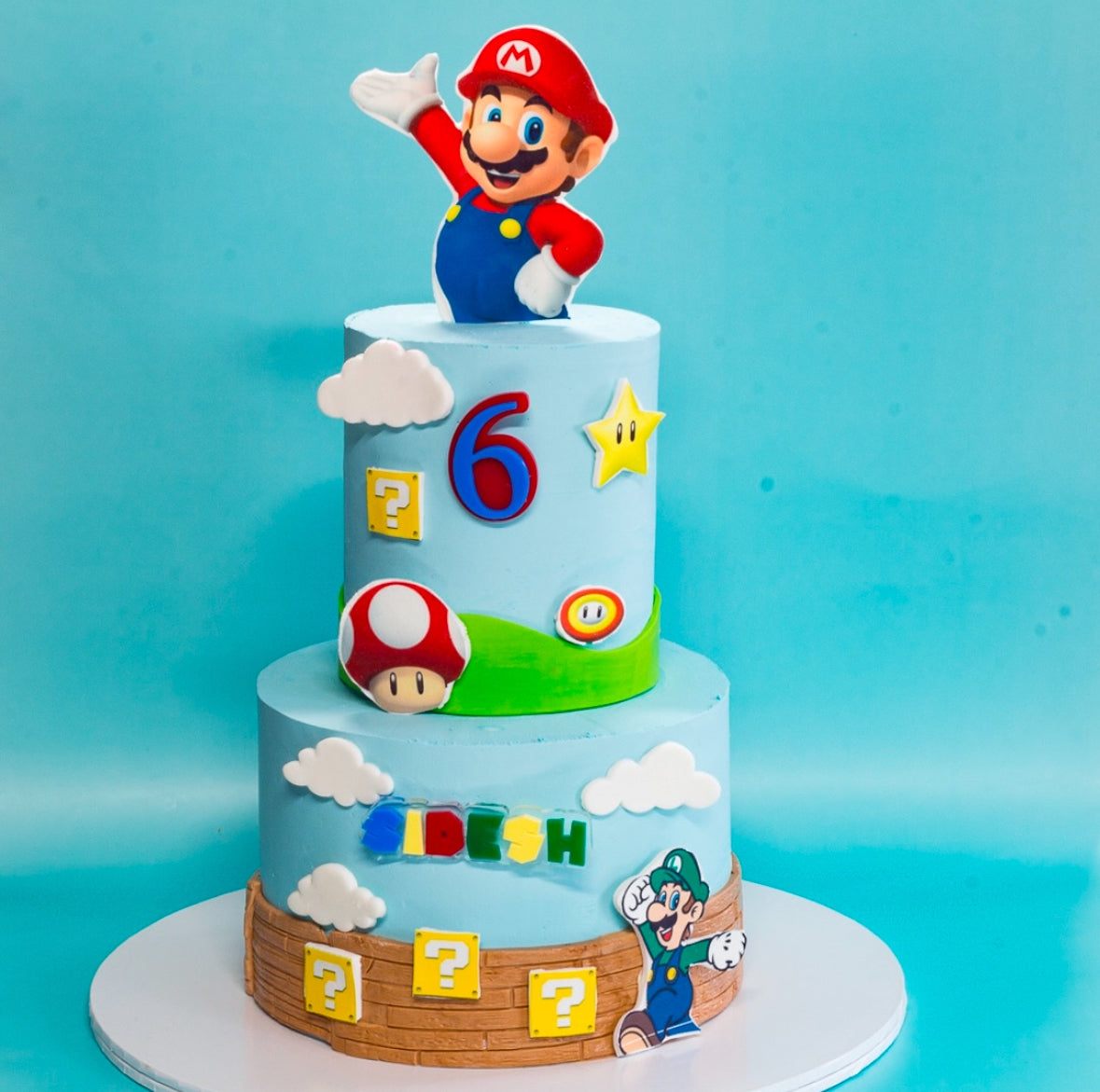 Super Mario cake