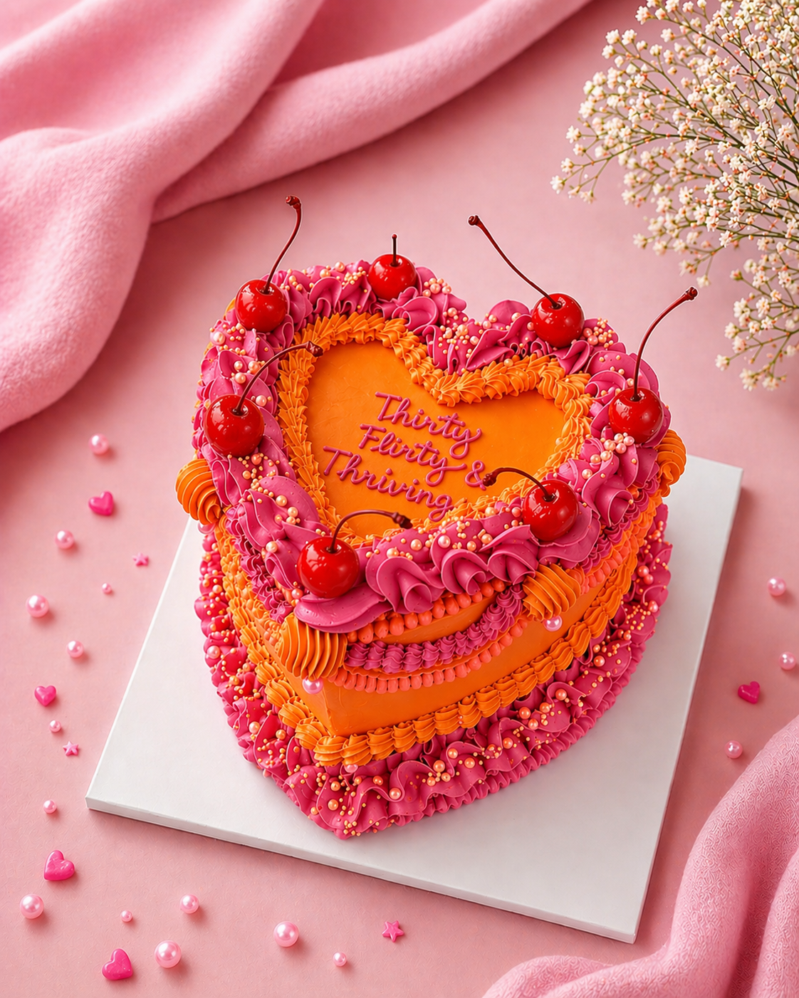 Hot_pink_and_orange_vintage_cake_melbourne