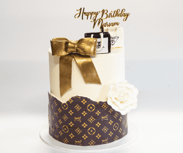 LV Theme Cake