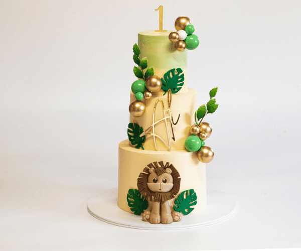 Lion Theme Cake