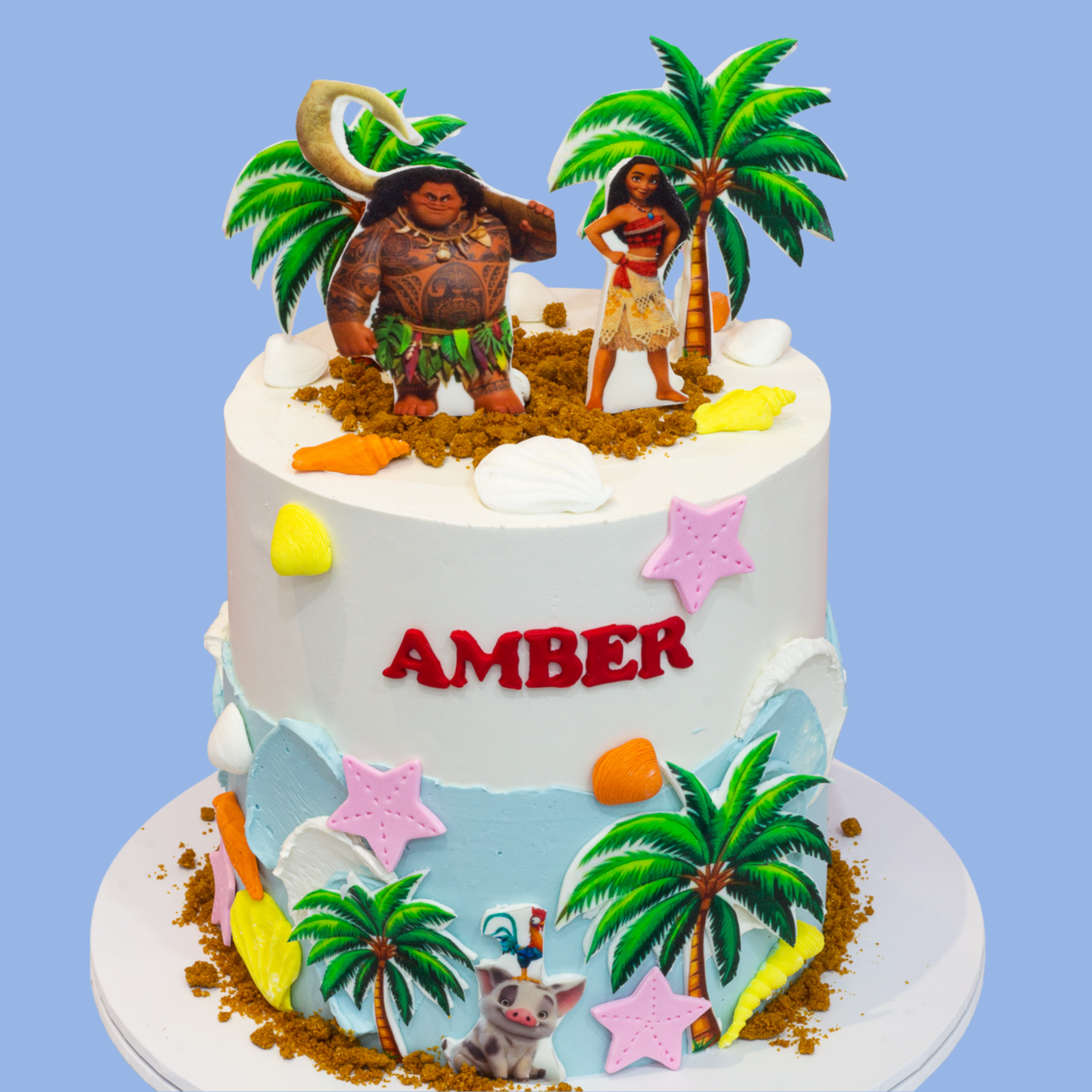 Moana Birthday Cake