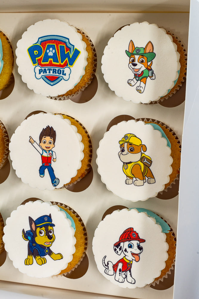 Paw patrol theme cupcakes