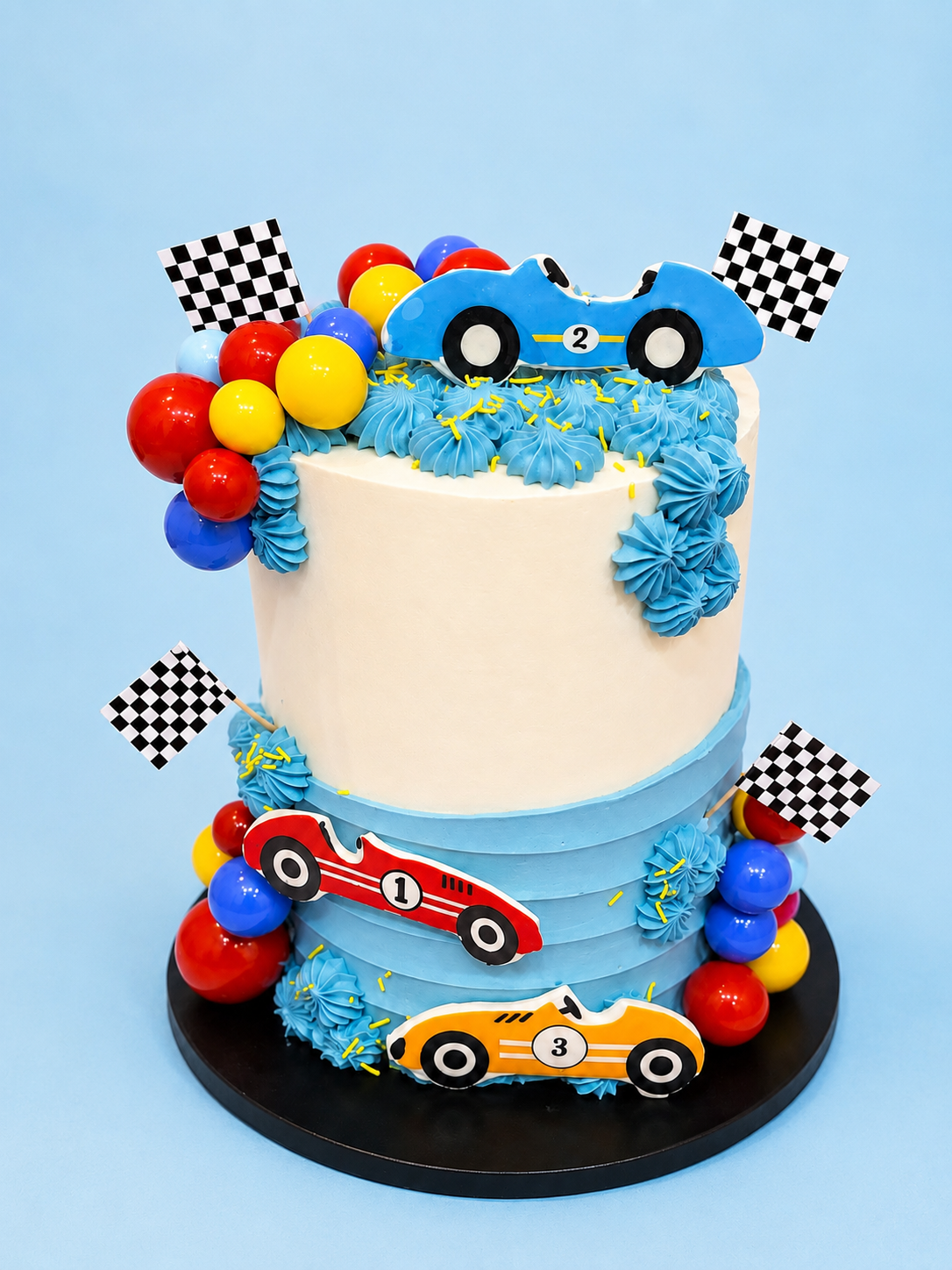 Race theme cake 