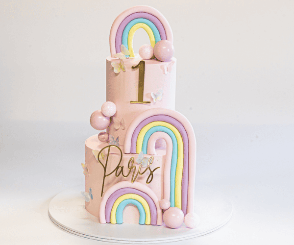 Rainbow Theme Cake