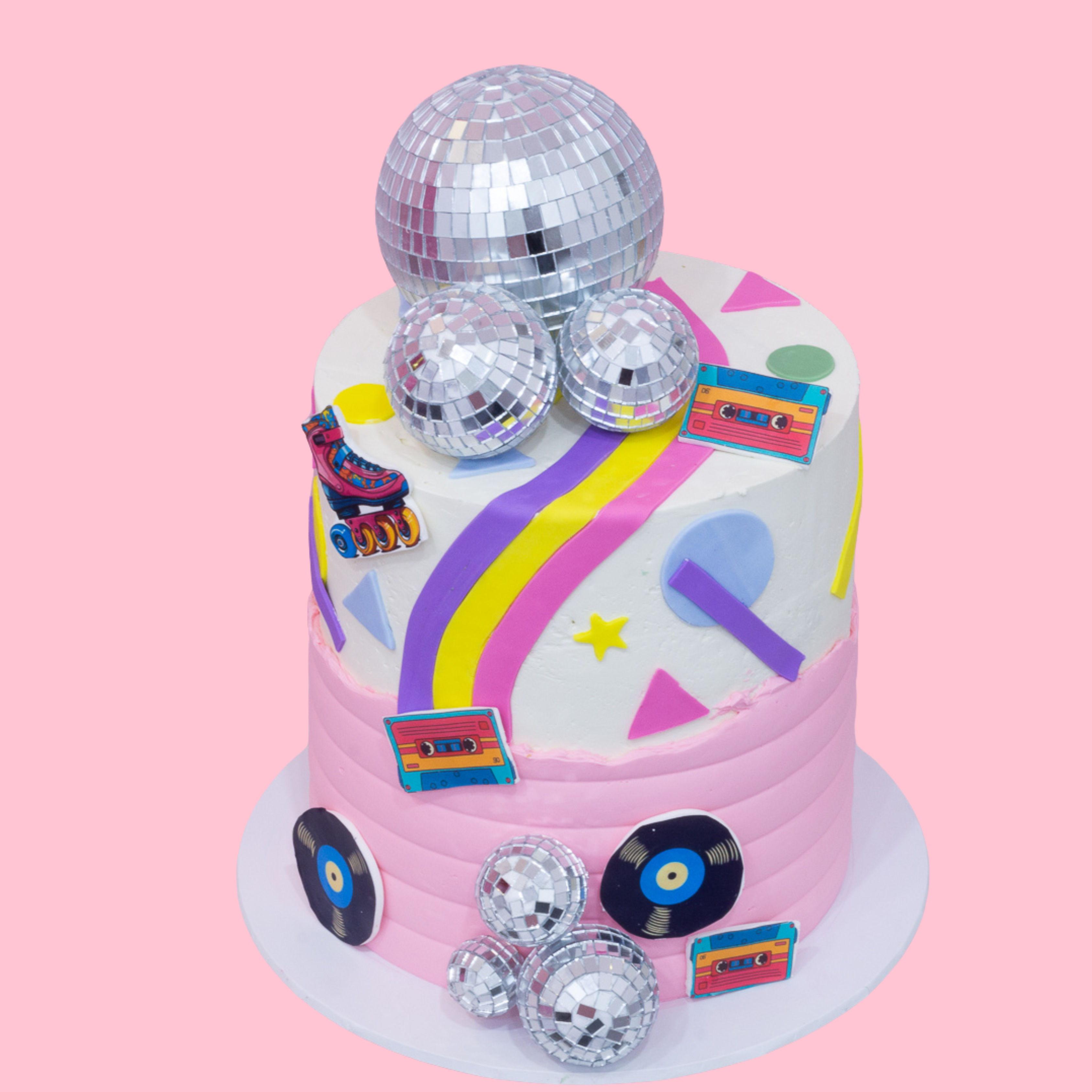 Disco Theme Cake