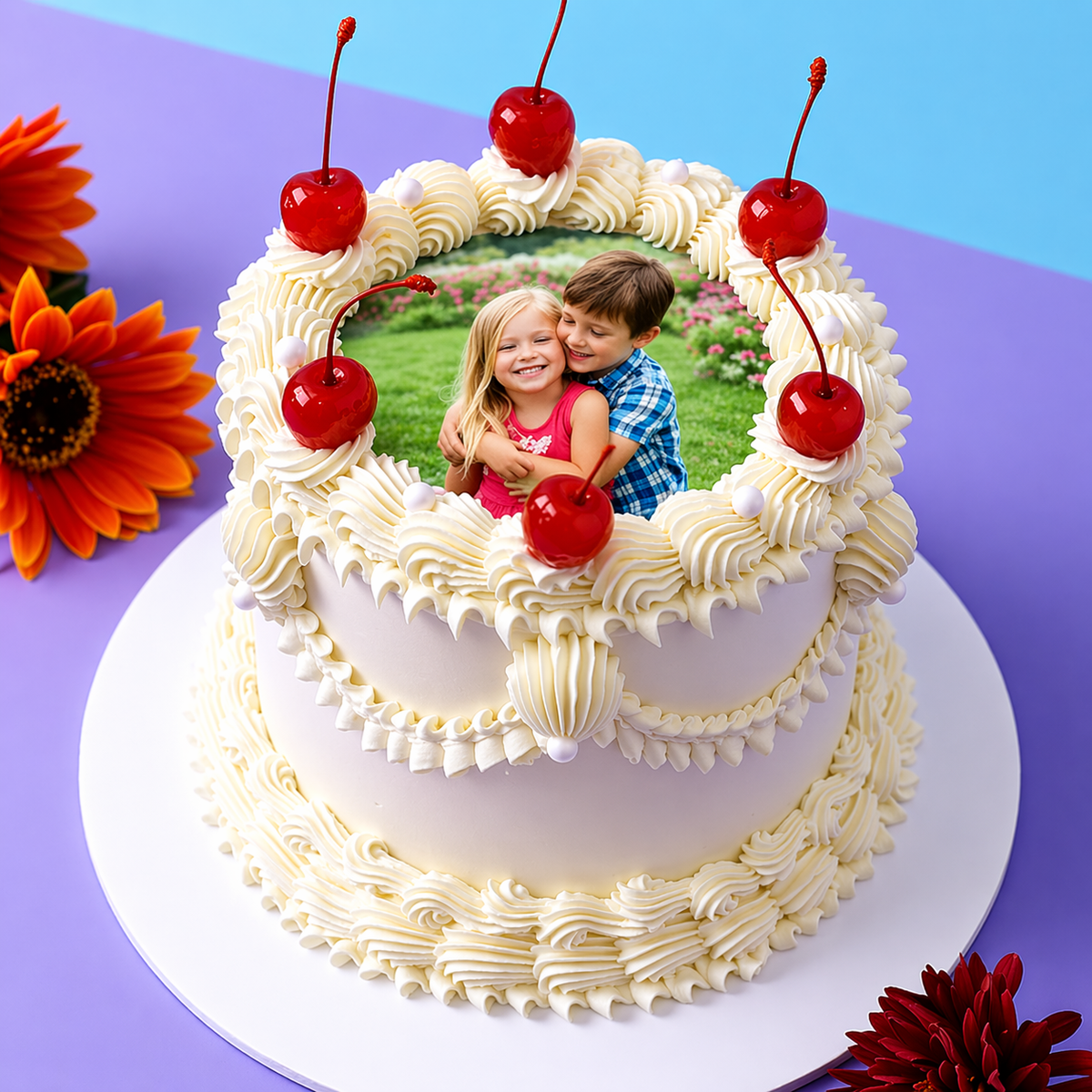 Custom Photo Cake Photo Cake Melbourne | Custom Edible Image Cake Delivery – FoodVoyageur