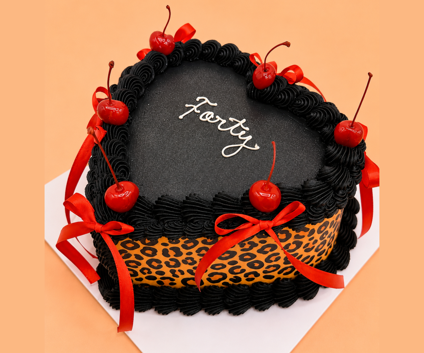 Vintage Leopard Cake