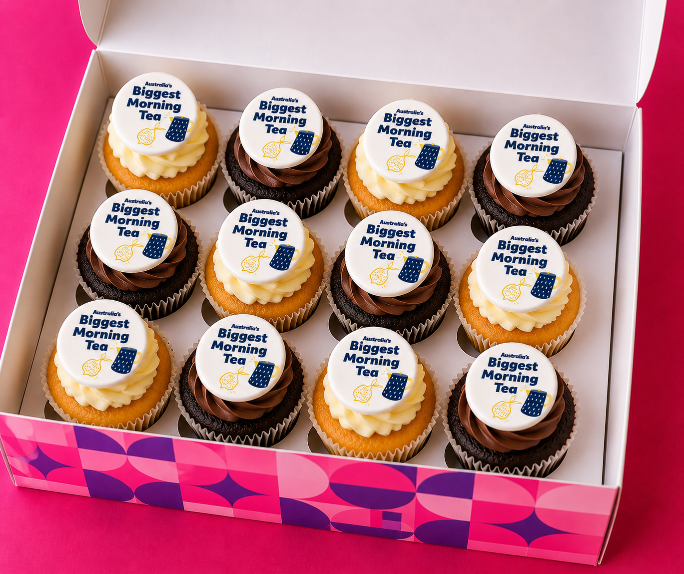 Australia’s Biggest Morning Tea Cupcakes Box (24 Pack)