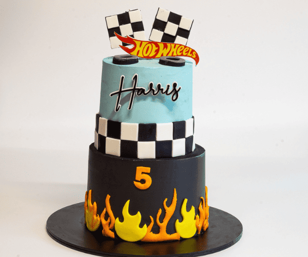 Hot Wheels Theme Cake