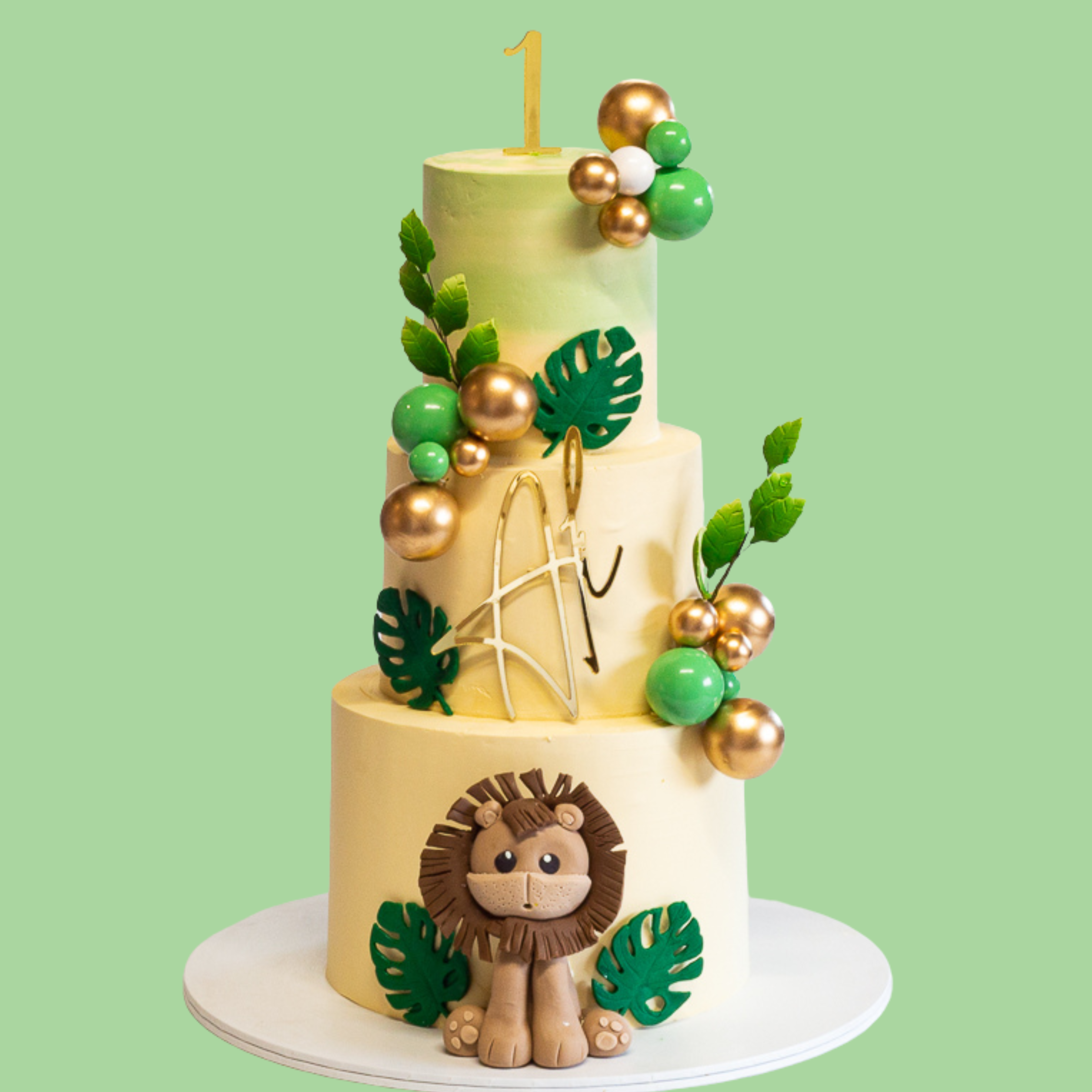Lion Theme Cake