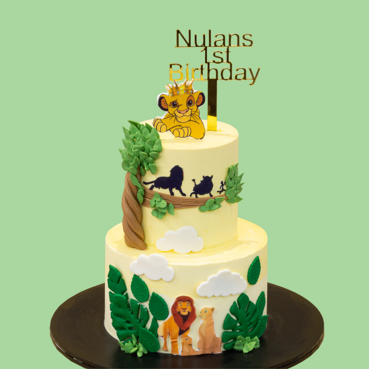 Lion king theme cake