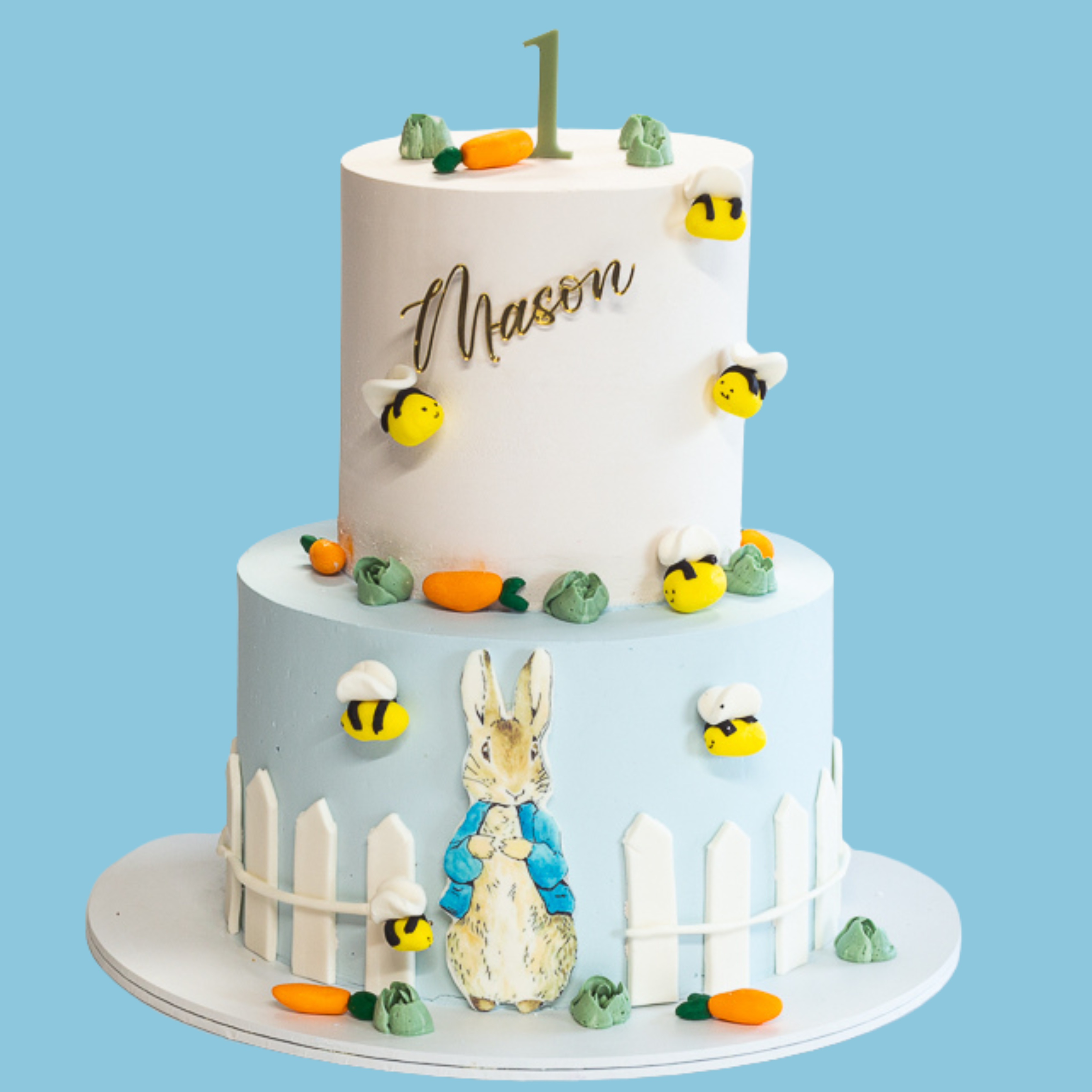 Peter Rabbit Theme Cake