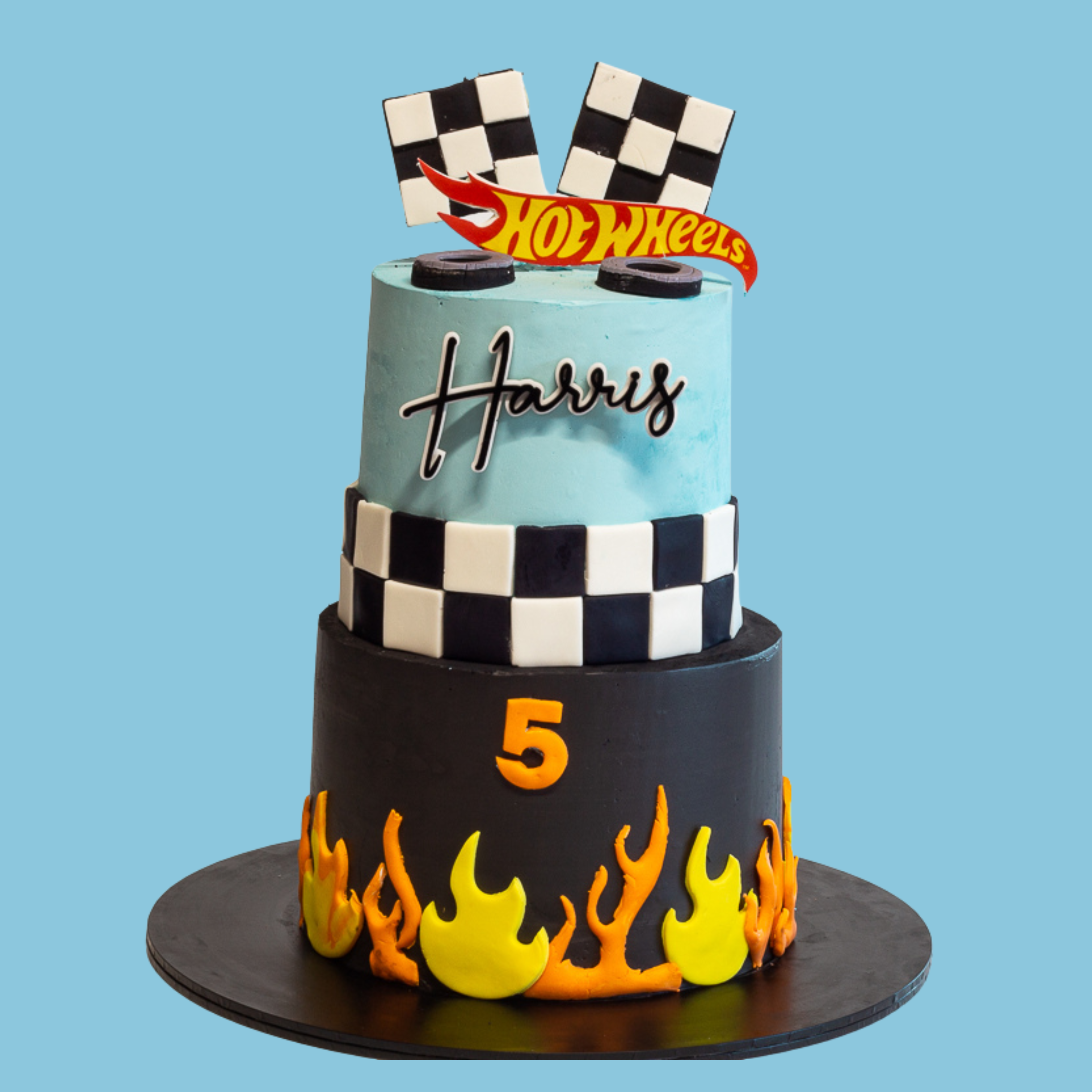 Hot Wheels Theme Cake