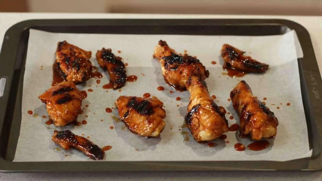Sticky Oven Baked Chicken Wings