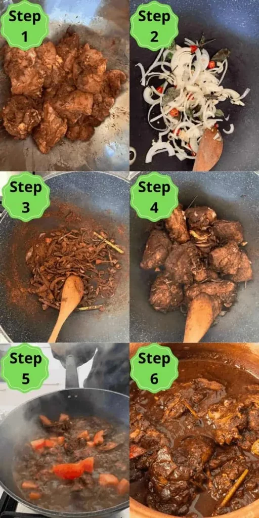 Sri Lankan Chicke Curry step. by step