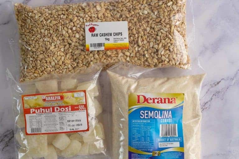 Ingredients to buy from Sri Lankan shops