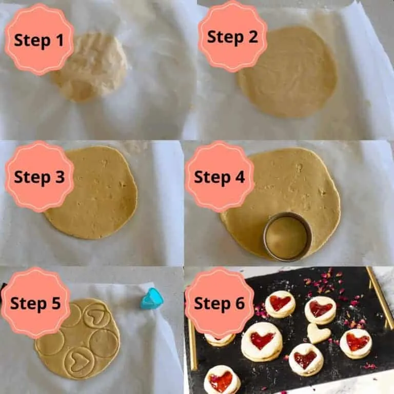 How to make Valentine cookies 768x768 1
