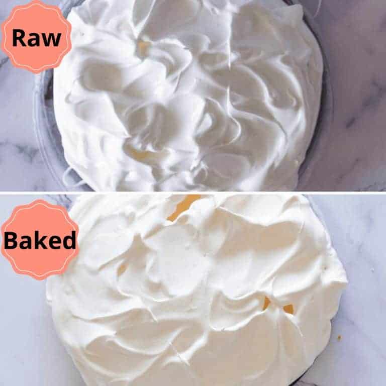 Pavlova base meringue 