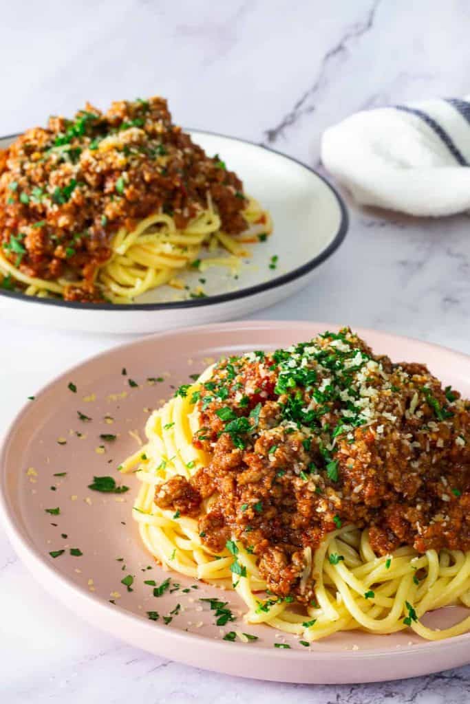 Spaghetti bolognese recipe from scratch