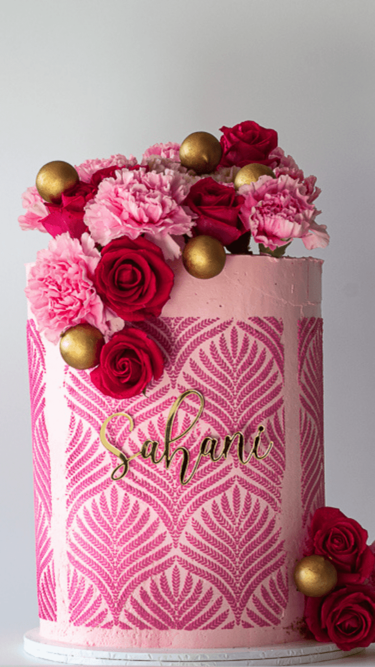 Celebration pink cake