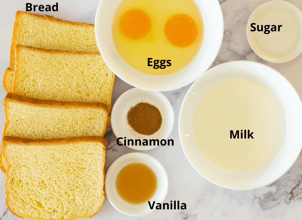 French Toast Ingredients