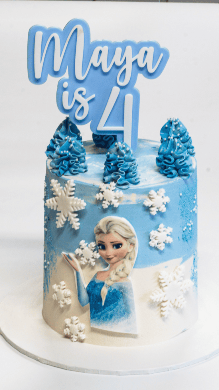 Frozen theme cake 1