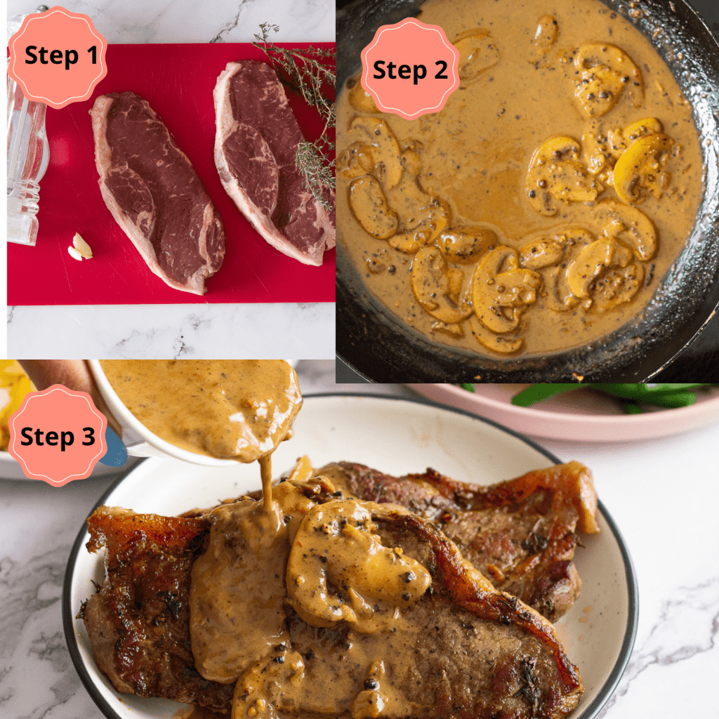 Steak and Mushroom sauce Recipe3
