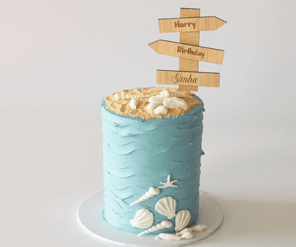 sea theme cake