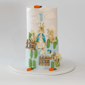 Peter Rabbit Theme Cake