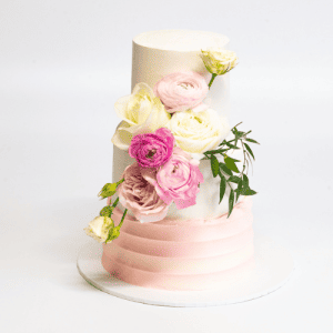Floral theme cake