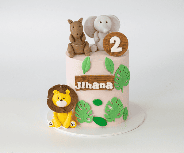 Safari theme cake