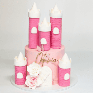 castle theme cake