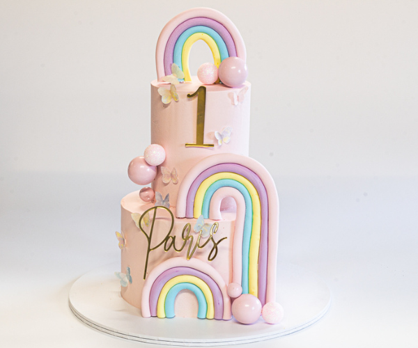 Rainbow Theme Cake
